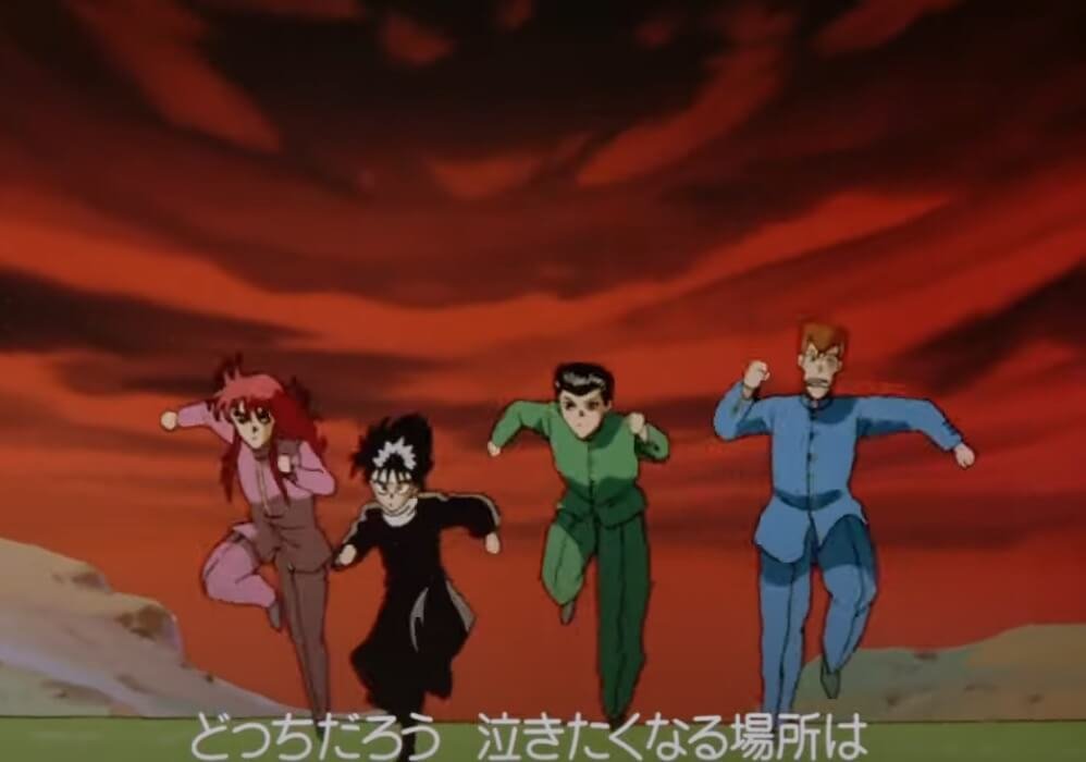 Personagens principais em Yuu Yuu Hakusho