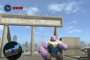 Qual Lego Marvel tem o Thanos?