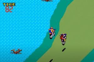 Enduro Racer (Master System): Corrida de enduro no Master System