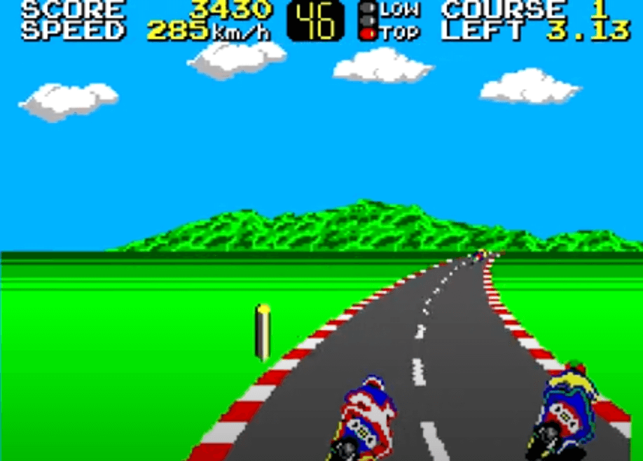 Hang On: Uma jornada emocionante nas pistas de corrida de moto do Master System