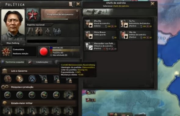 Hearts of Iron: Altere o rumo da segunda guerra mundial e defina o destino!