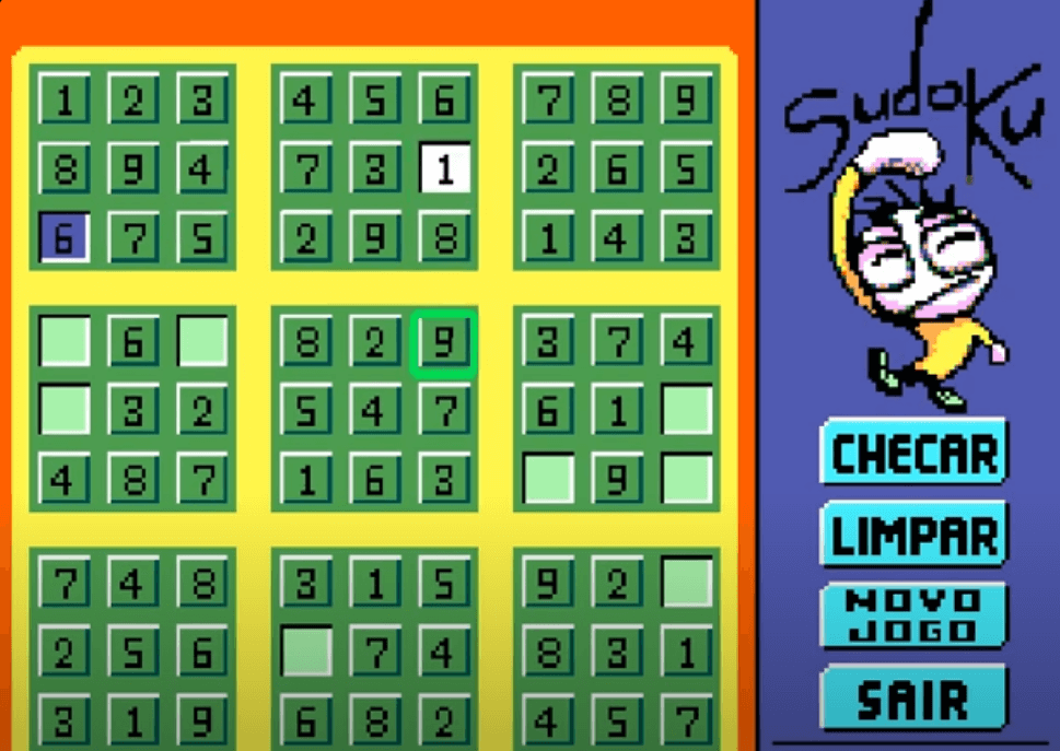 Sudoku: Desafio numérico (Master System)