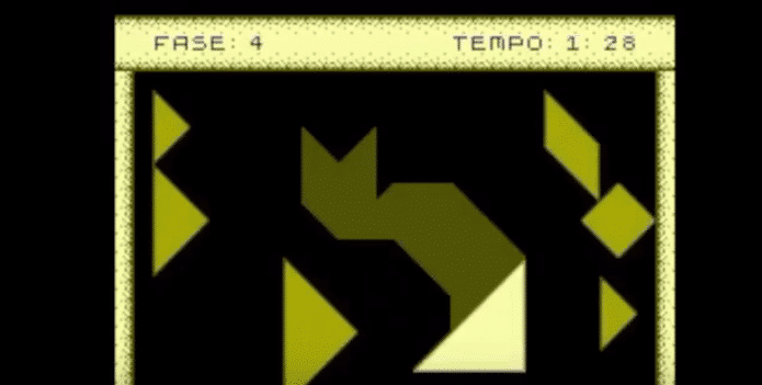 Tangram: Um desafio de Quebra-Cabeça chinês no Master System