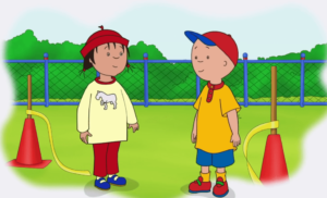 A história e o desenvolvimento do desenho Caillou