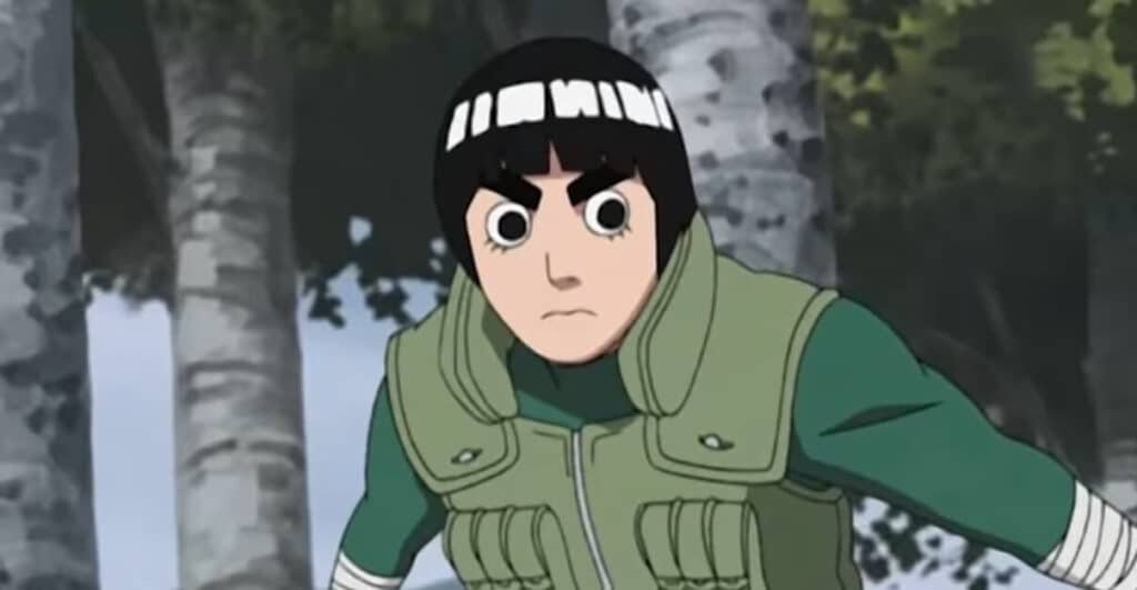 O treinamento rigoroso de Rock Lee