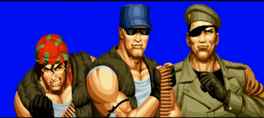 Ikari Warriors a equipe de The King Of Fighters?