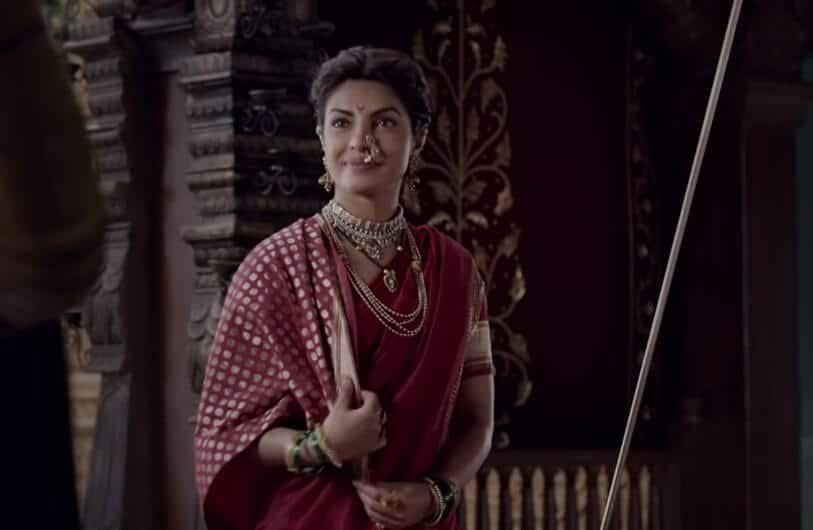 Priyanka Chopra como Kashibai em 'Bajirao Mastani'!