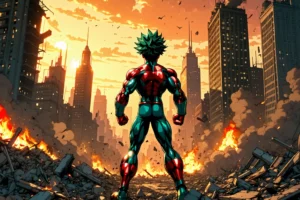 Deku Vs. All Might: Sucessor Vs. Mestre!