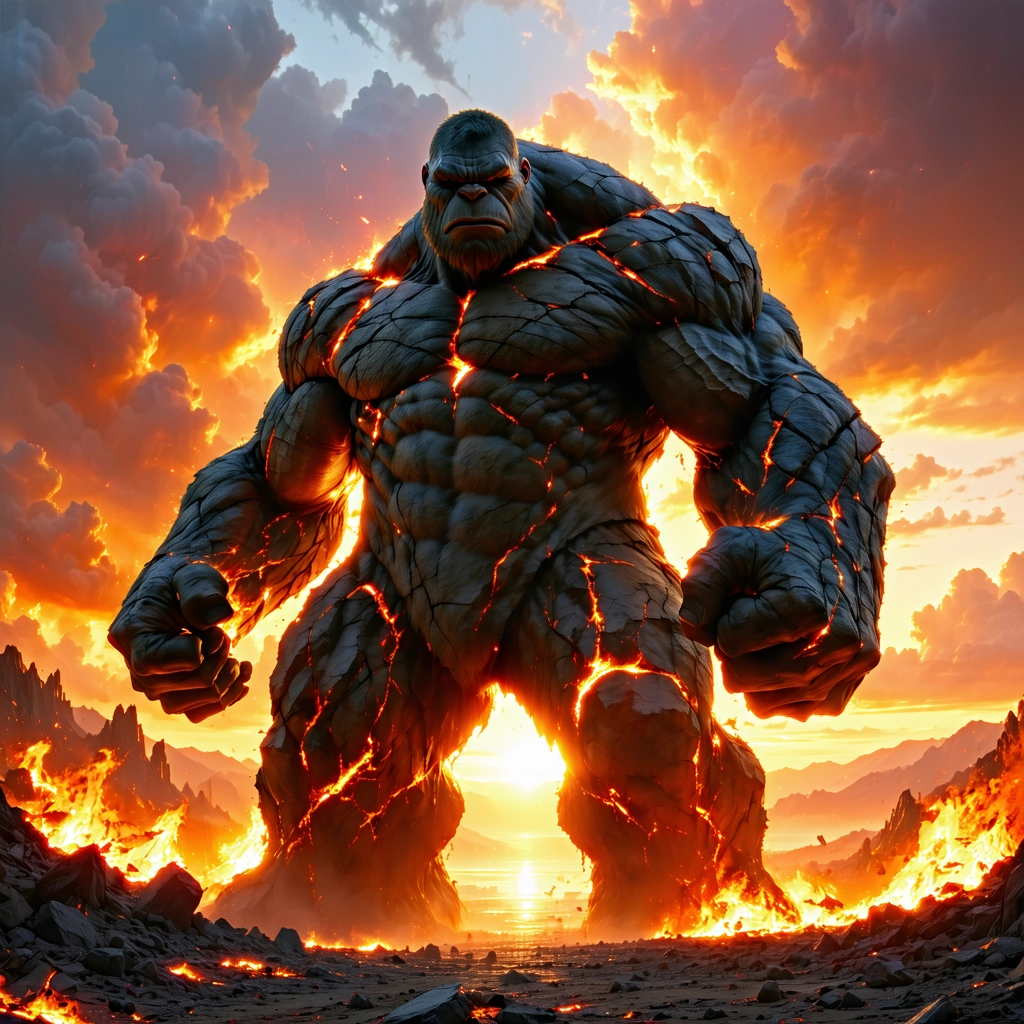 Coisa (Ben Grimm) vs. Korg – Duelo de Gigantes de Pedra!