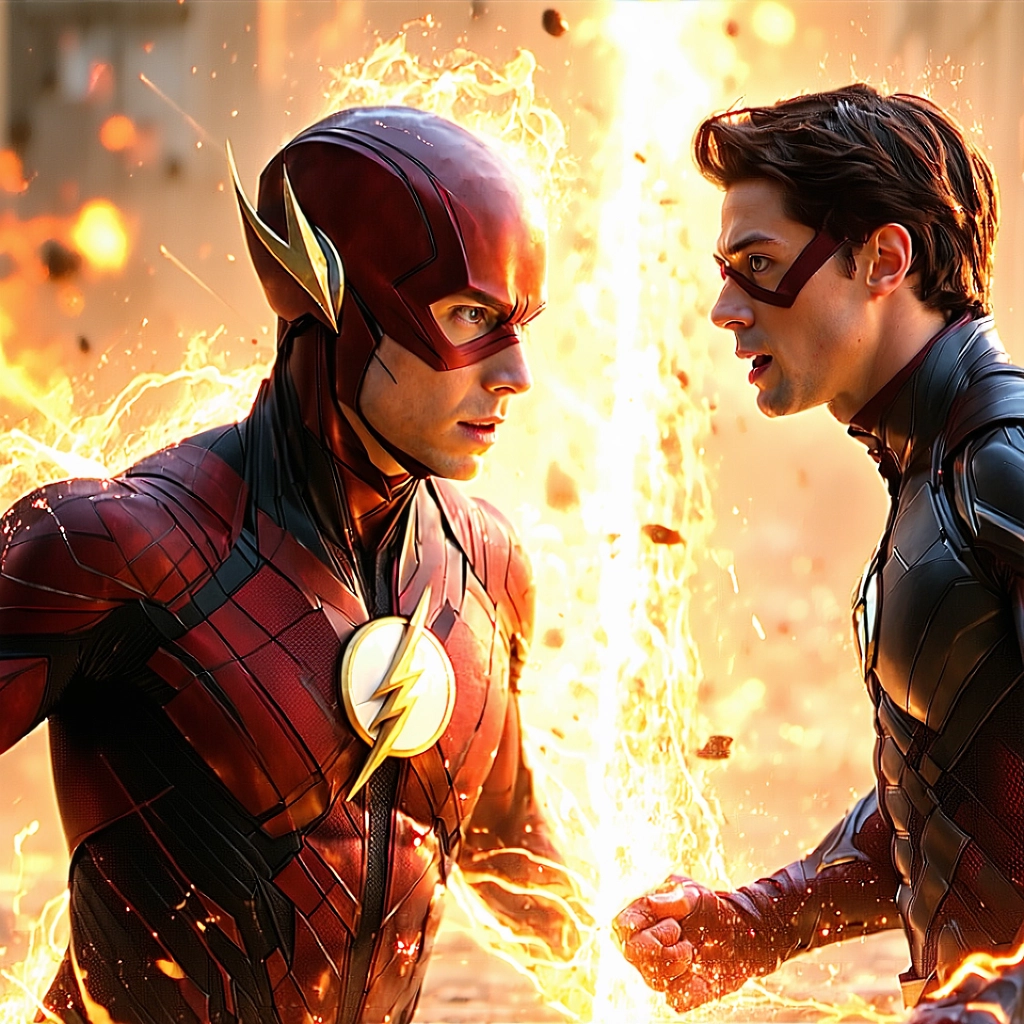 Flash (Barry Allen) – Interpretado por Ezra Miller vs. Flash (Grant Gustin) – Duelo de Velocistas!