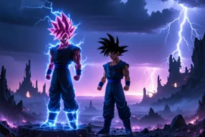 Goku Black vs. Future Gohan: Heróis do Futuro em um Combate Épico!