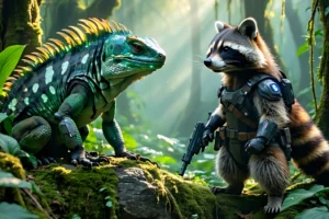 Goreinu vs. Rocket Raccoon – Aliados Animais em Ação!