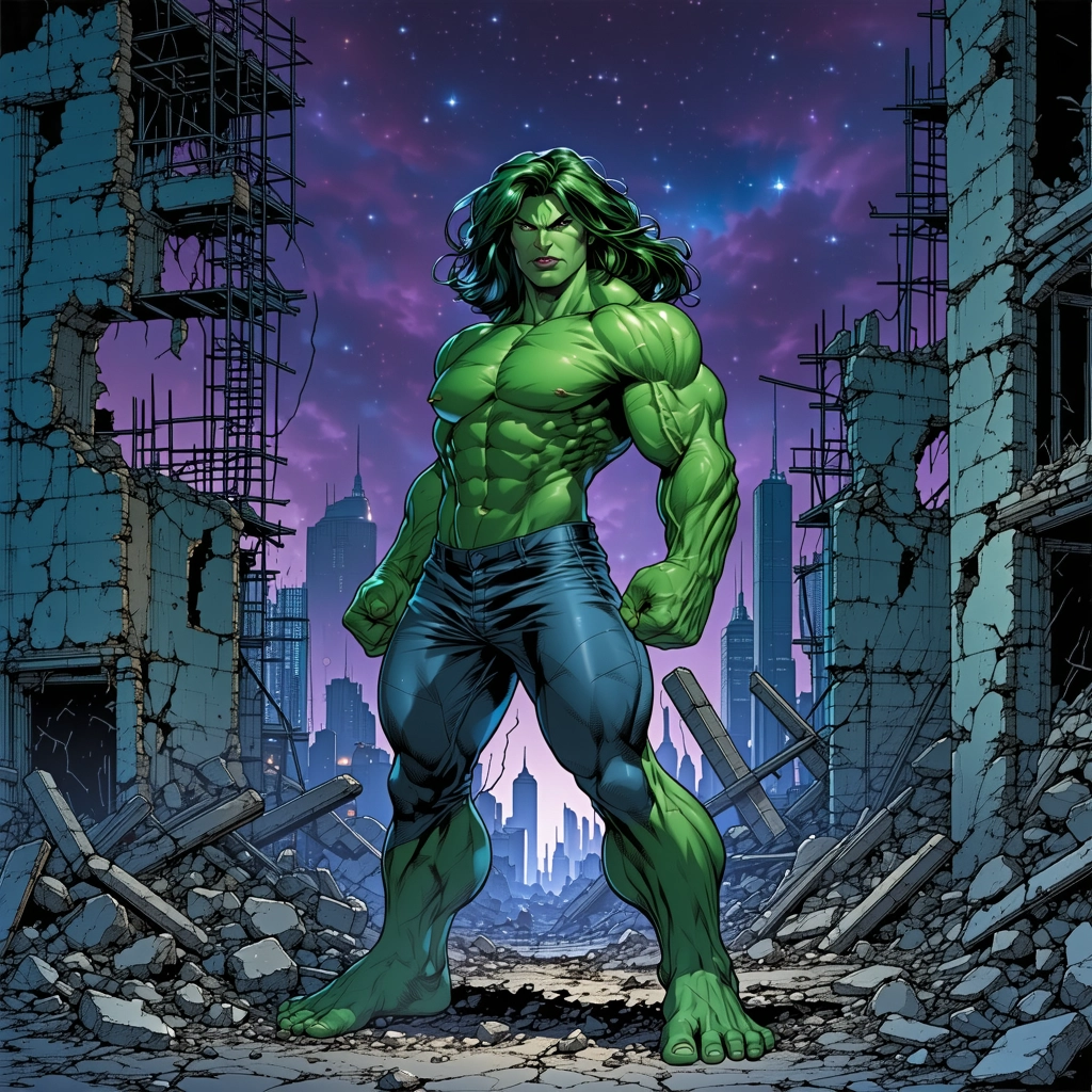 Mulher-Hulk (Jennifer Walters) vs. She-Hulk (Bruce Banner) – Duelo de Hulks!